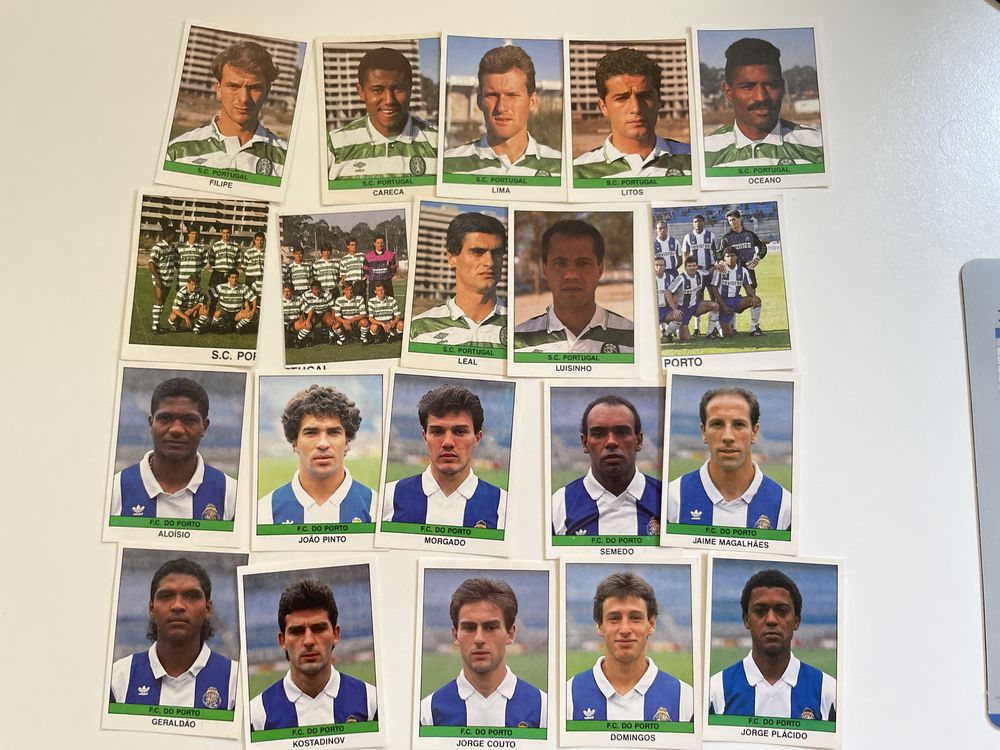 Cromos futebol 91 Panini