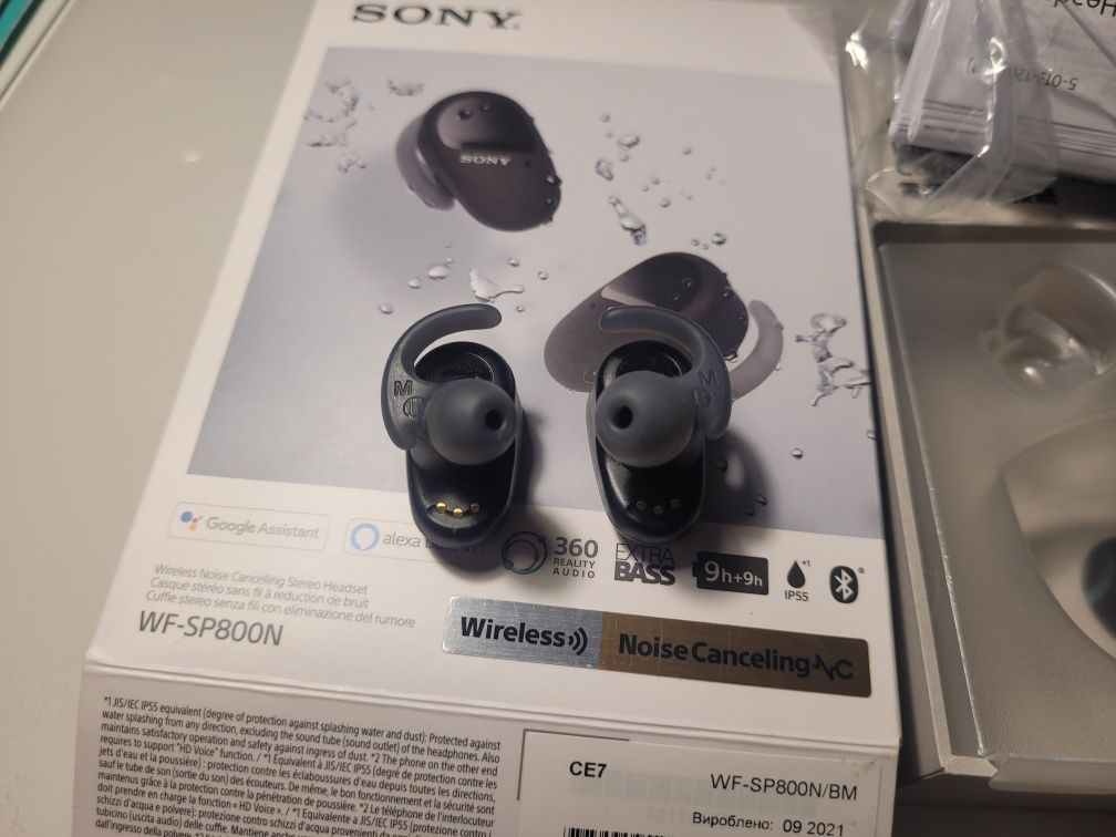 Słuchawki douszne SONY WF-SP800N