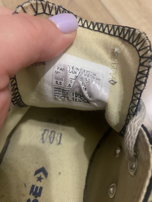 Damskie trampki Converse krótkie