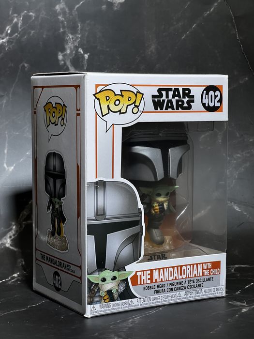 Фігурка Funko POP! Мандалорець з малюком / Mandalorian