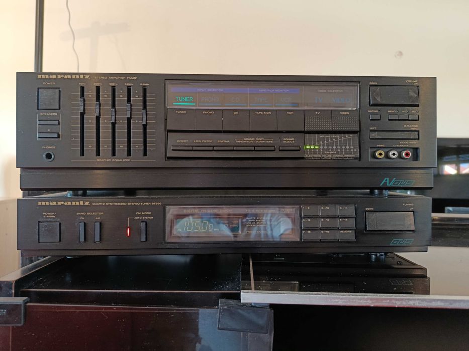 Amplificador Marantz PM451 + Tuner Marantz ST560 + Comando