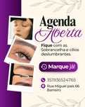Designer sobrancelha extensão de cílios
