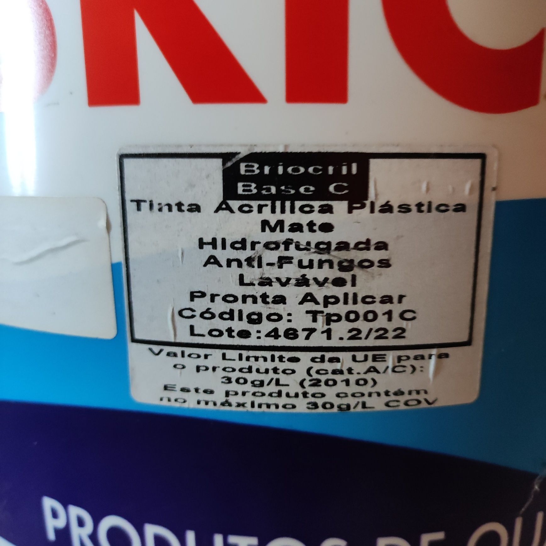 Lata de tinta cinza 7016 - acrílica exterior