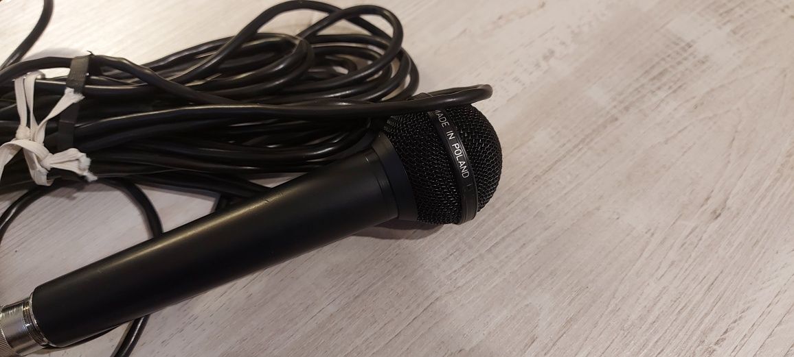 Mikrofon Tonsil Unitra + przedłużacz XLR