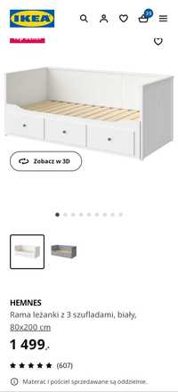 Łóżko / leżanka Hemnes IKEA