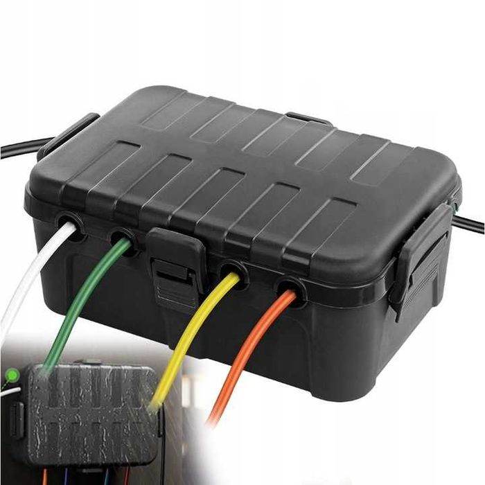 2 x SKRZYNKA Obudowa Ochrona Zabezpieczenie WTYCZKI SAFE BOX IP54