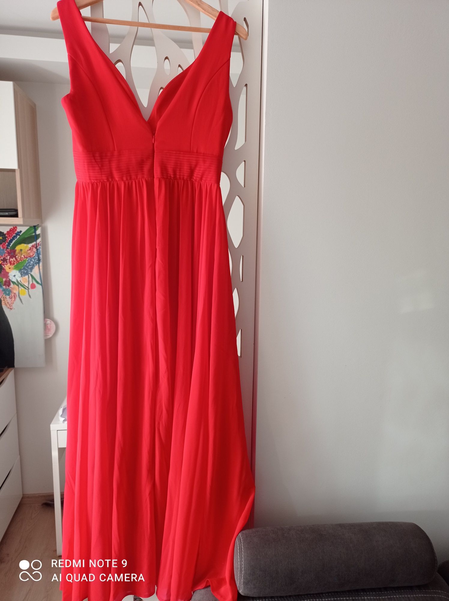 Sukienka elegancka czerwona 38 Sylwester