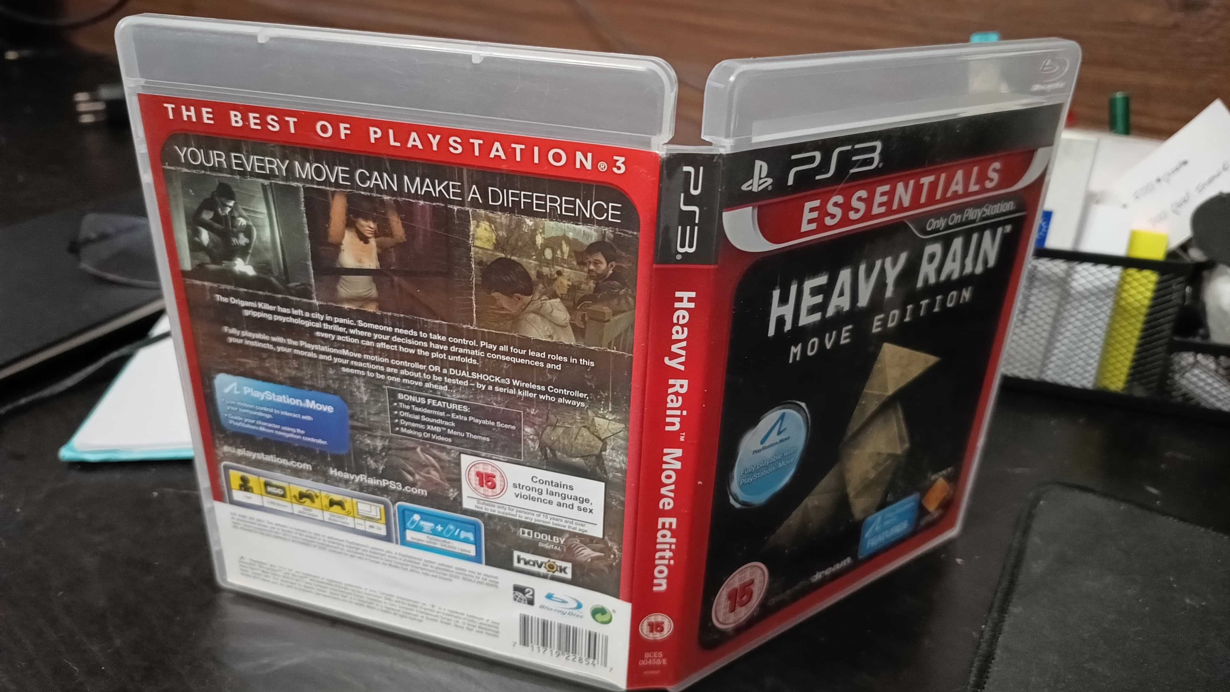 [BAIXA DE PREÇO] Jogo PS3 - Heavy Rain Move Edition - Original