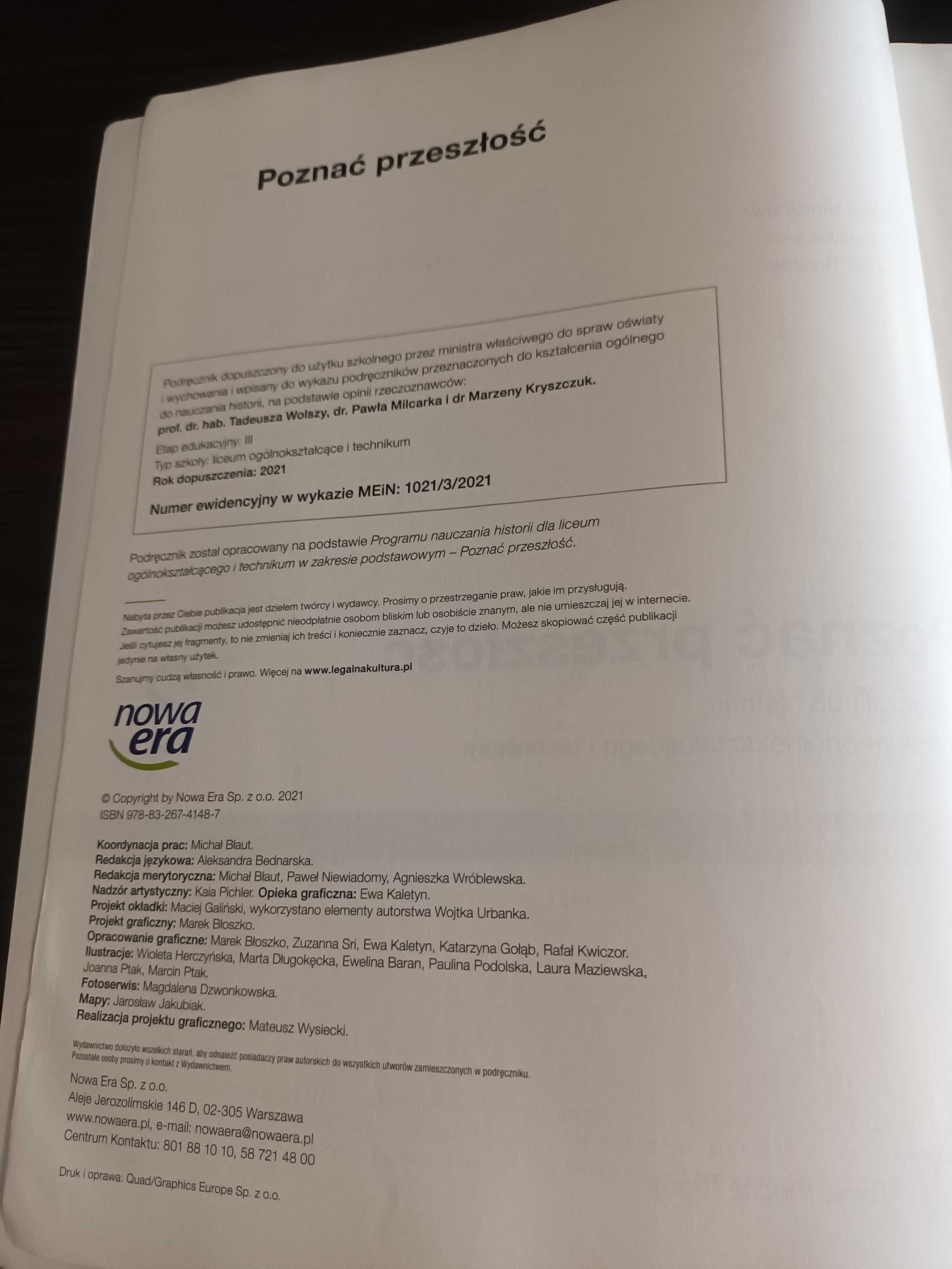 Podręcznik do historii Poznać przeszłość 3