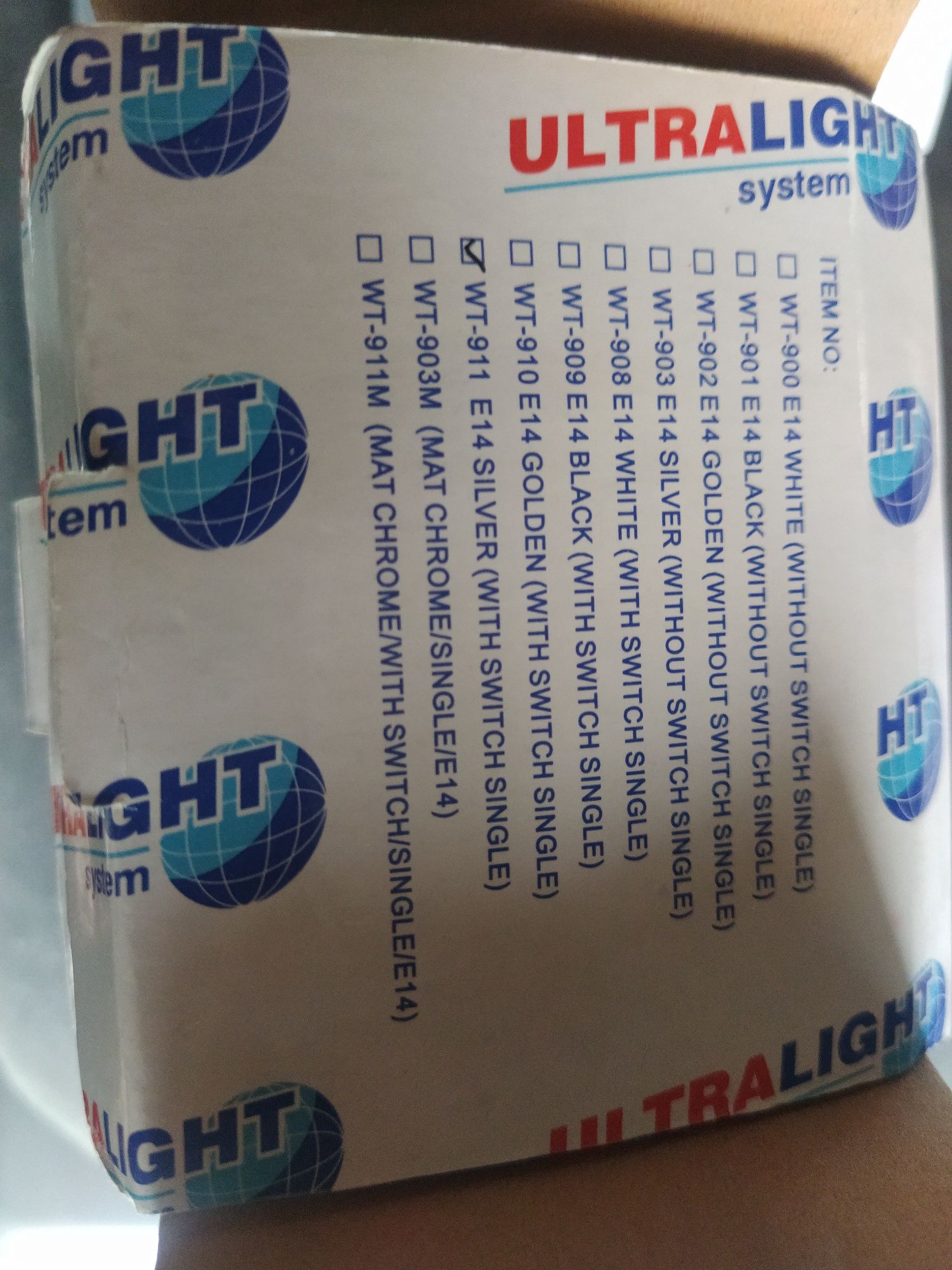 Светильник рефлекторный Ultralight system WT-911 e14
