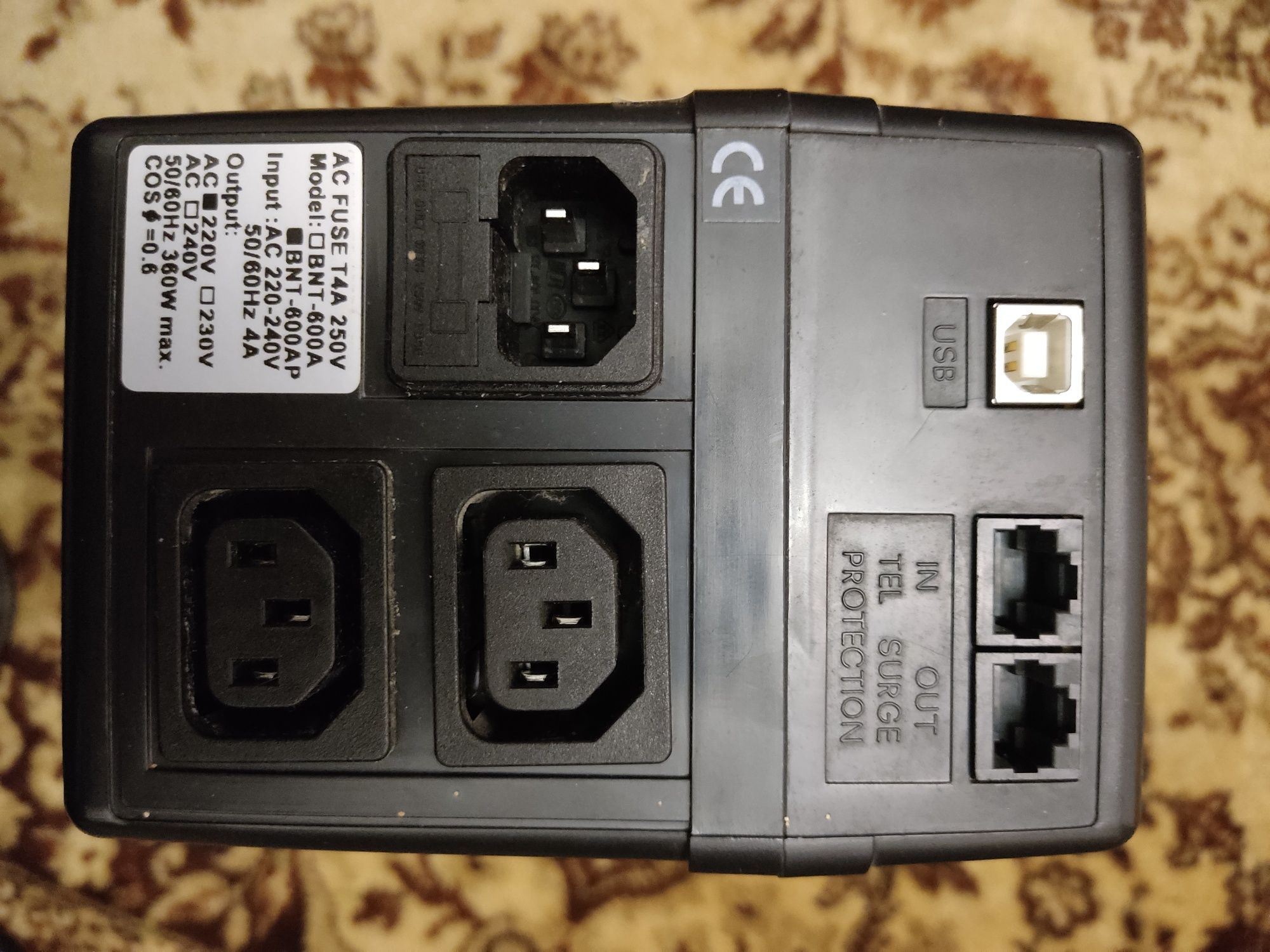 ДБЖ (ИБП) Powercom BNT-600AP