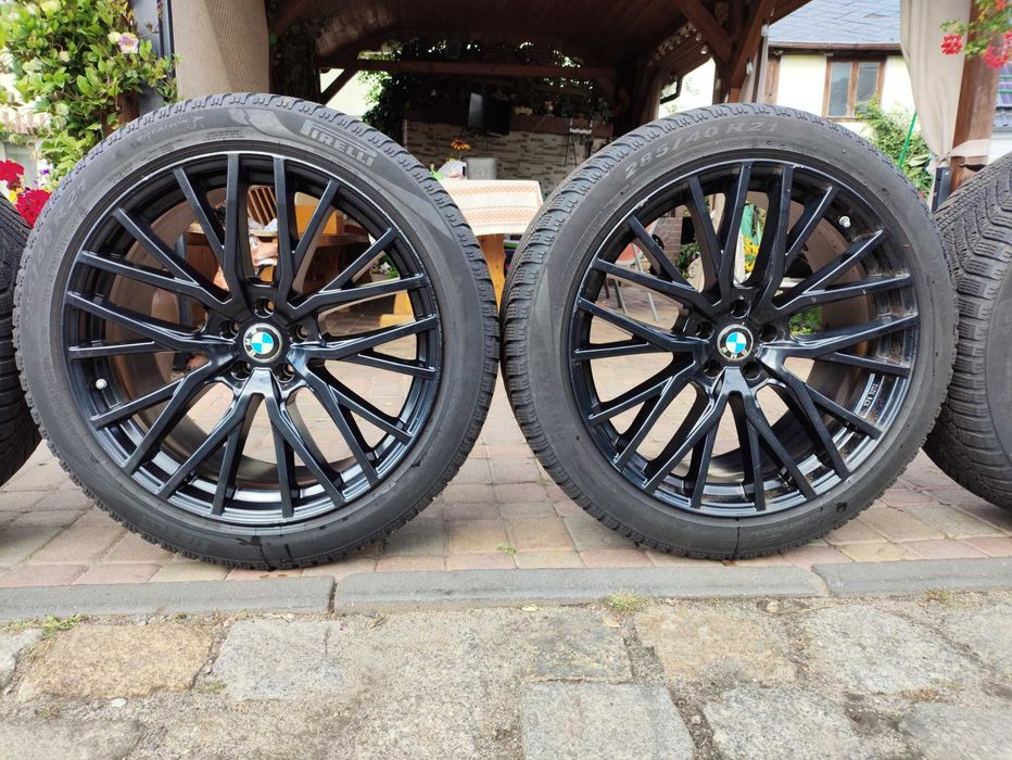 Felgi BMW 21 CALI AEZ 285/40/21 PIRELLI ZIMA 5X112 G07 G7x Seria 5