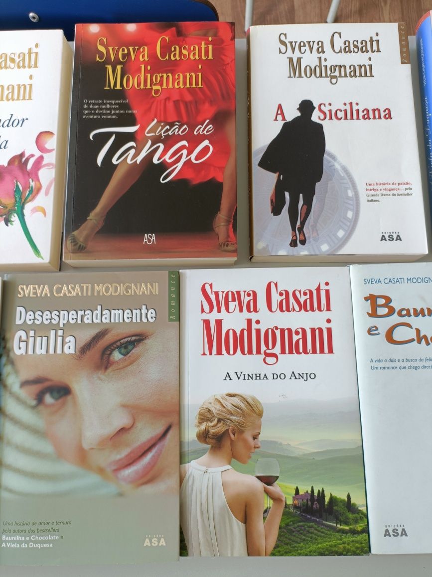 Conjunto de livros de Sveva Casati Modignani