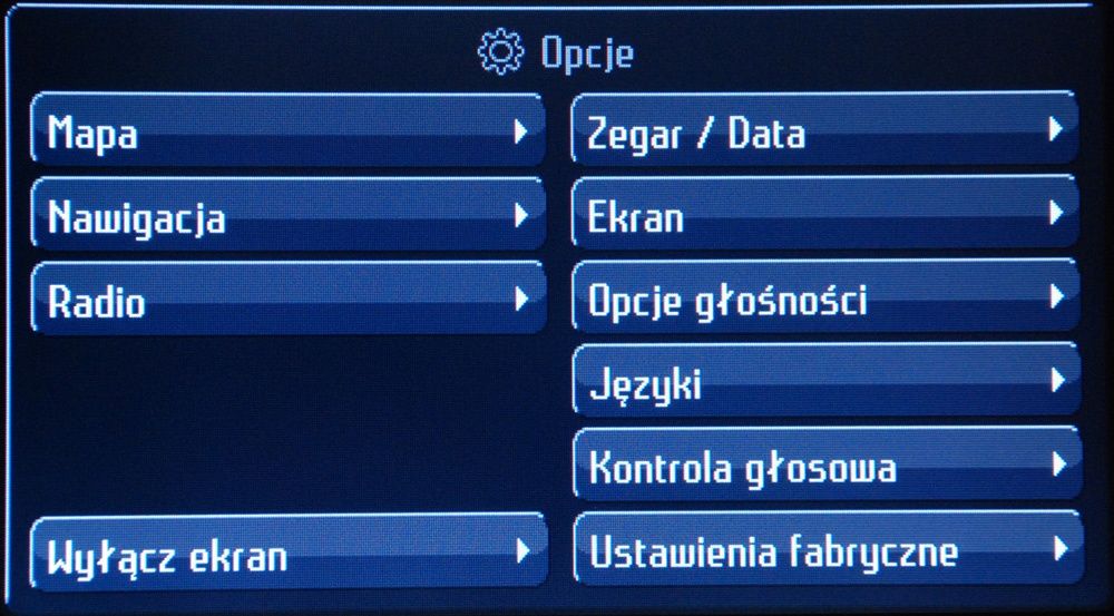 FORD MCA SD FOCUS polskie menu lektor mapa