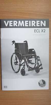 Wózek inwalidzki aluminiowy składany nowy ECLIPS X2