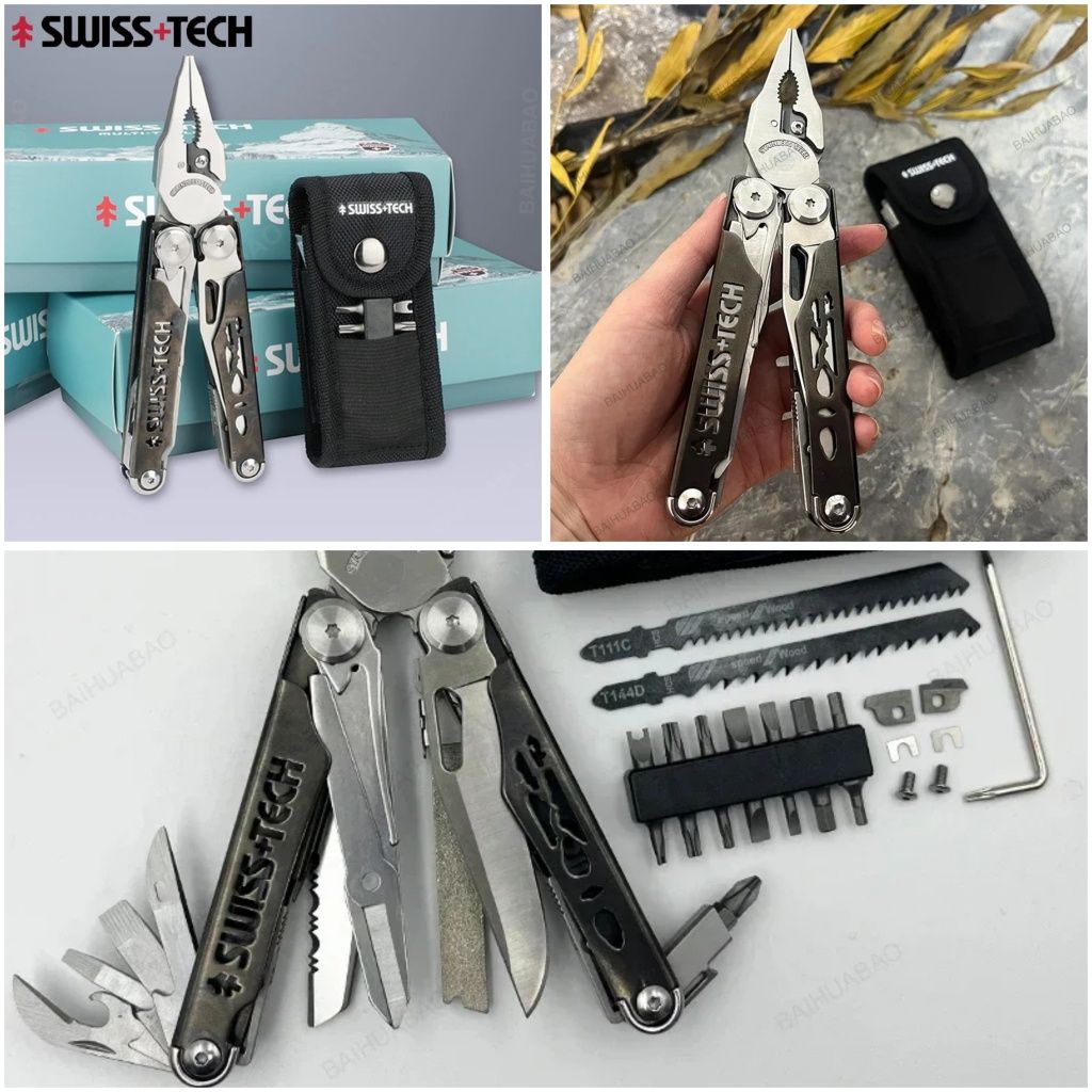 Мультитул Swiss Tech 37 в 1, multitool, EDC, інструмент, Leatherman