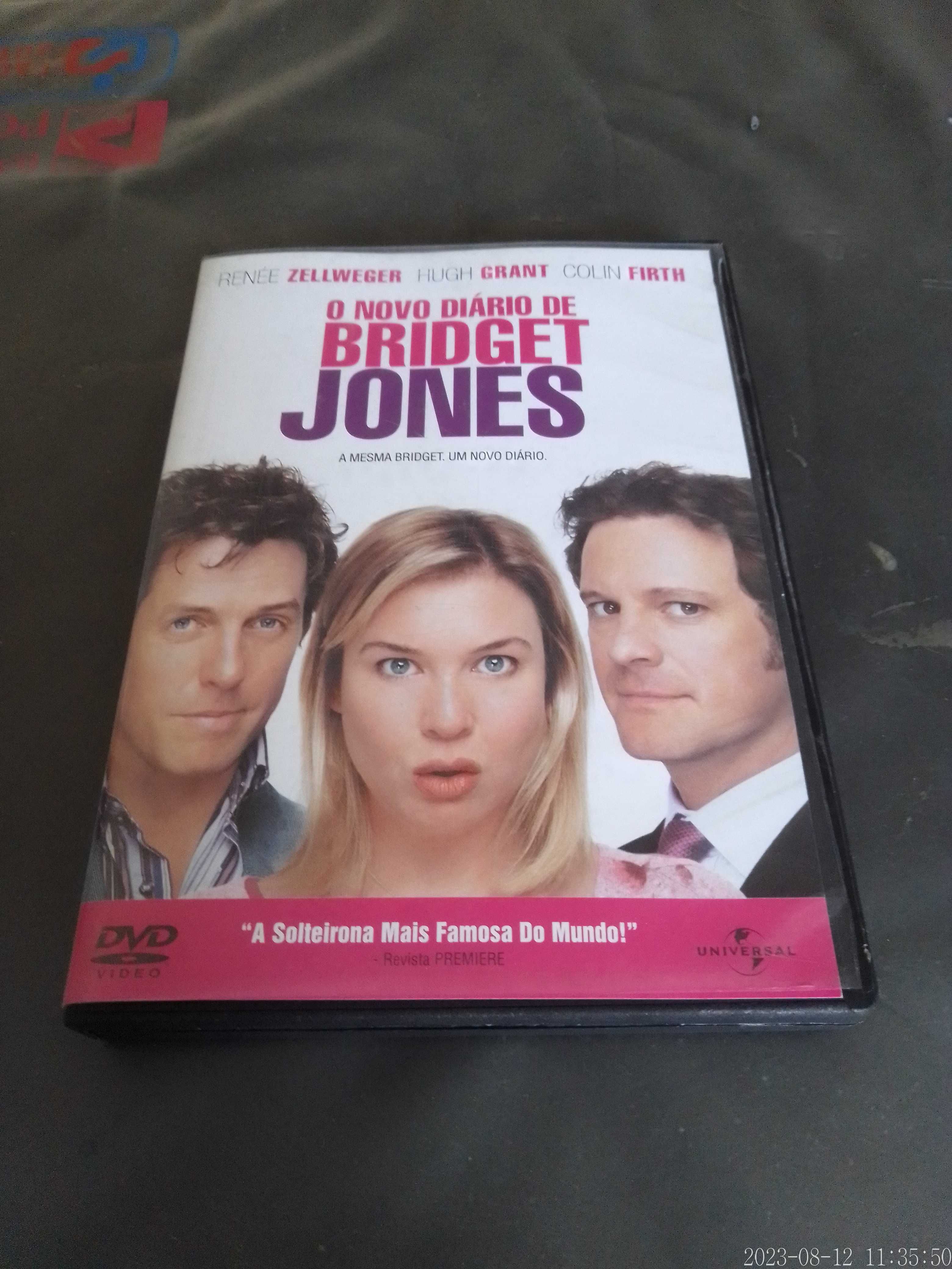 DVD O Novo Diário de Bridget Jones 2º Filme Renée Z. Grant Colin Firth