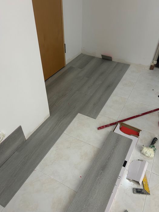 Serviço de remodelação em Lisboa.