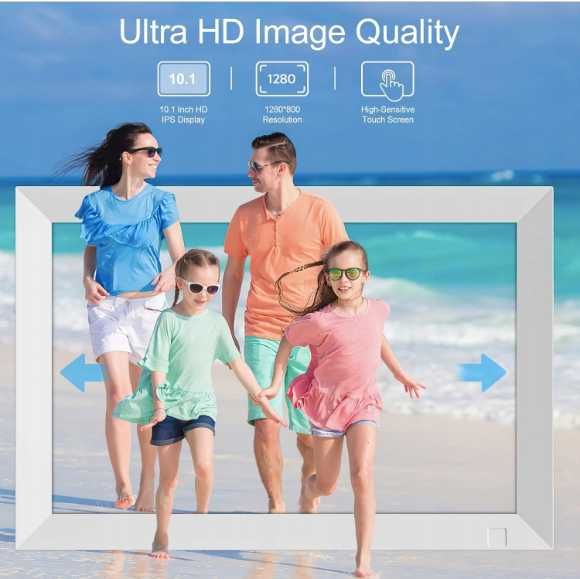 Ramka cyfrowa na zdjęcia Wifi  64GB pamięci aplikacja frameo fotoramka