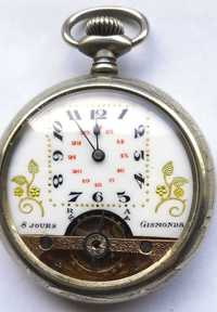 Kieszonkowy zegarek typu HEBDOMAS - 8 DNIOWY