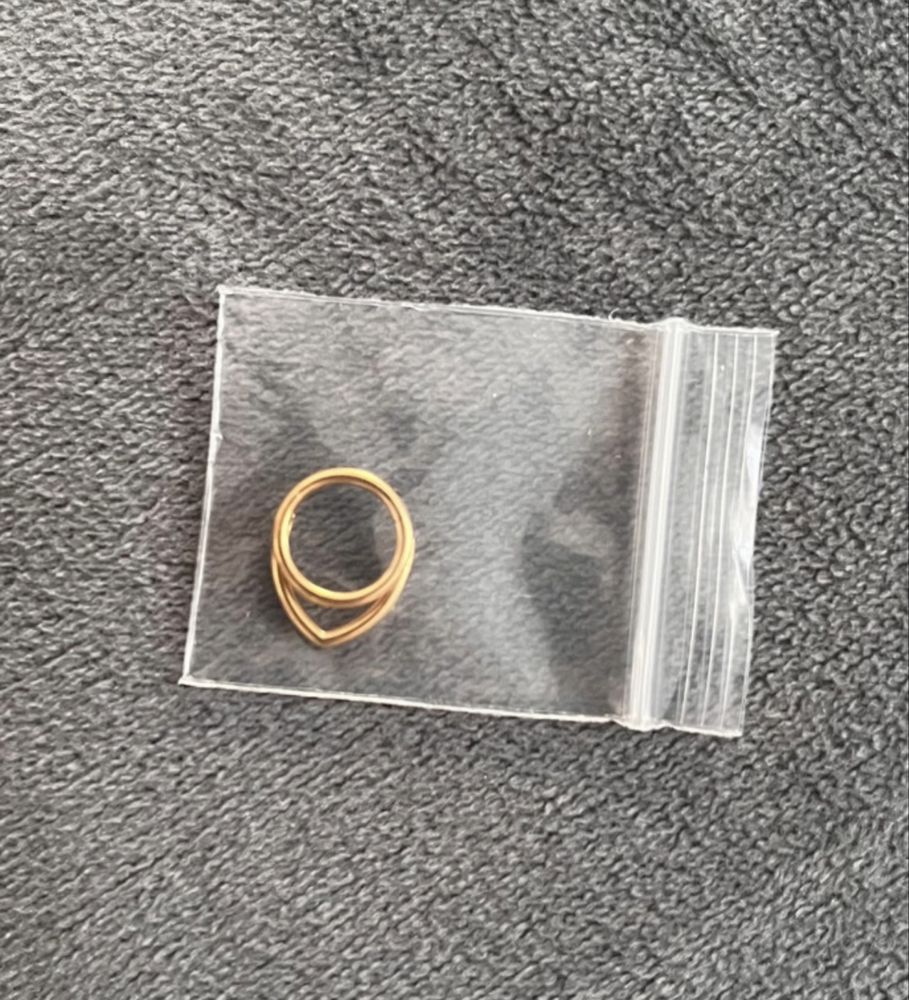 Kolczyk clicker septum złoty