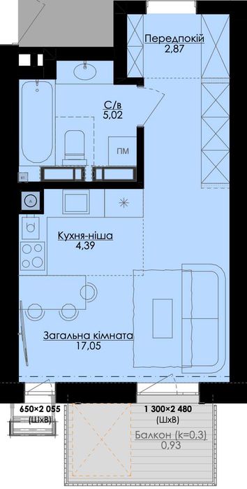 Продаж квартири в ЖК ATMOSFERA Premium в розстрочку на 2 роки