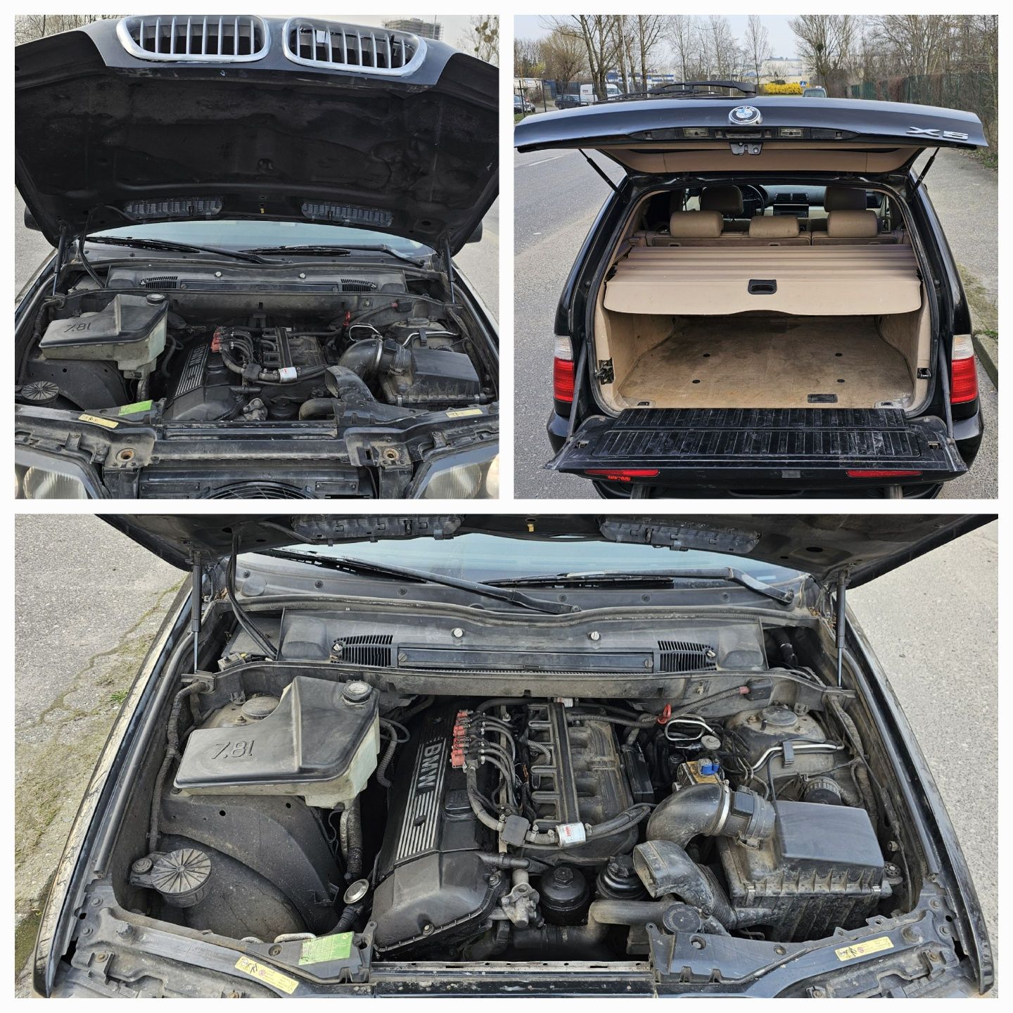 Bmw X5 E53 GAZ czarna USA LPG Poznań