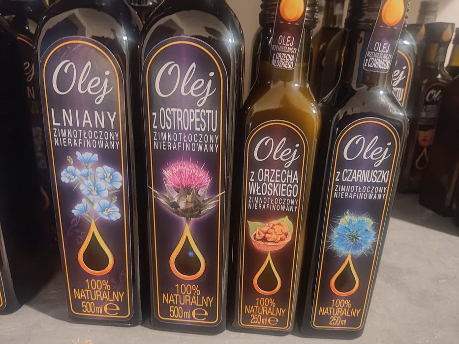 Olej lniany tloczony na zimno