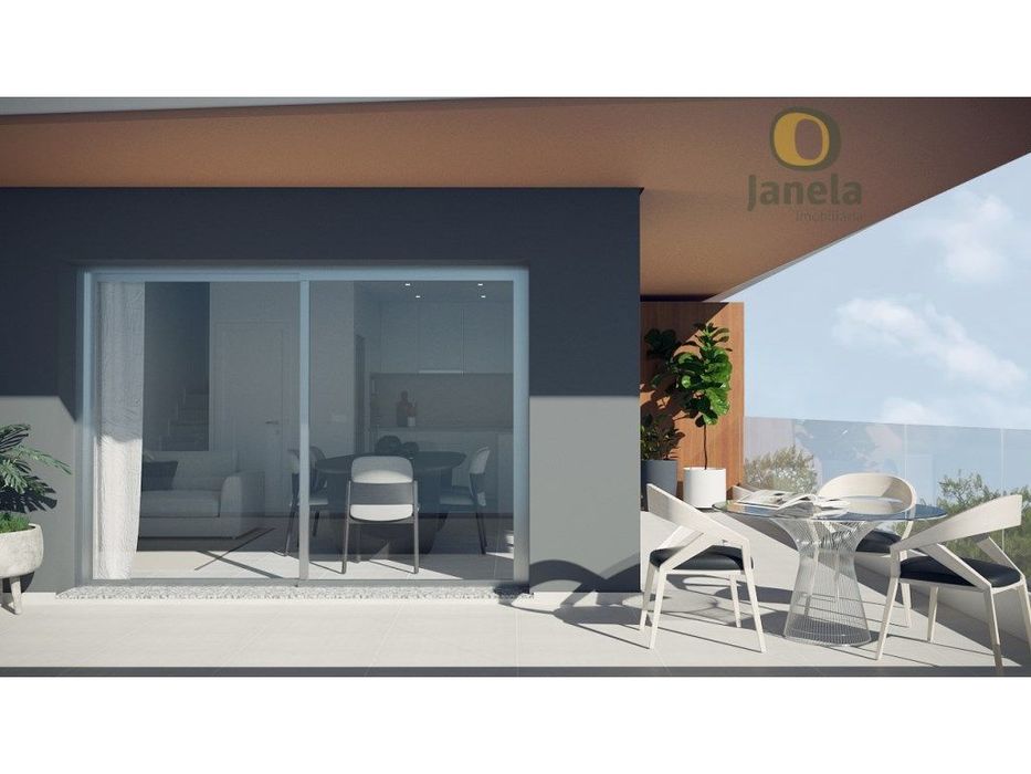 NOVO T3 com Box, arrecadação e varanda com 47,59 m2, em Gambelas - ...