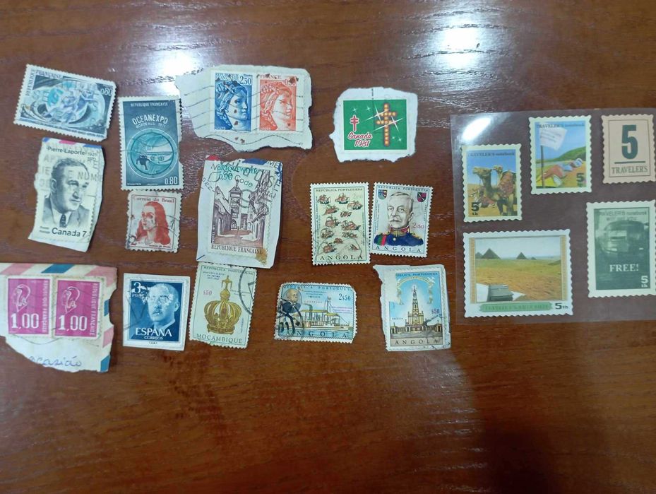 Selos antigos - vários paises