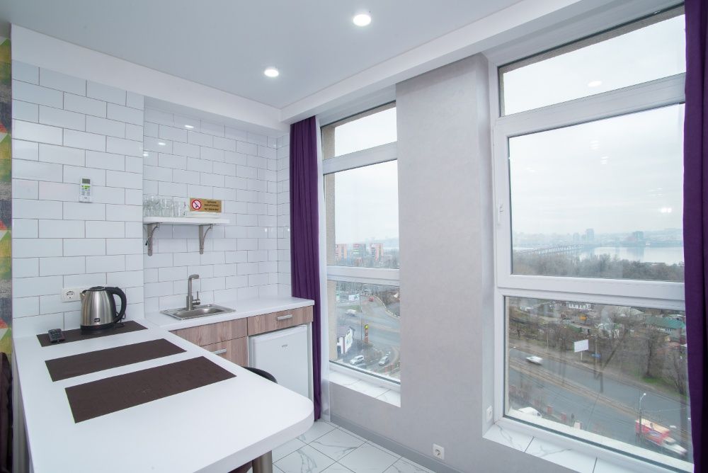 Здам подобово квартиру Свою Люкс 1-к з євроремонтом на березі Дніпра