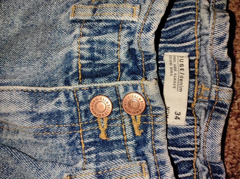 House denim джинсы mom 34 размер