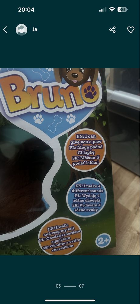 Piesek bruno jak nowy