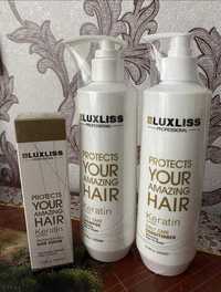 Набор для волос luxliss keratin (шампунь,кондиционер,масло,маска)