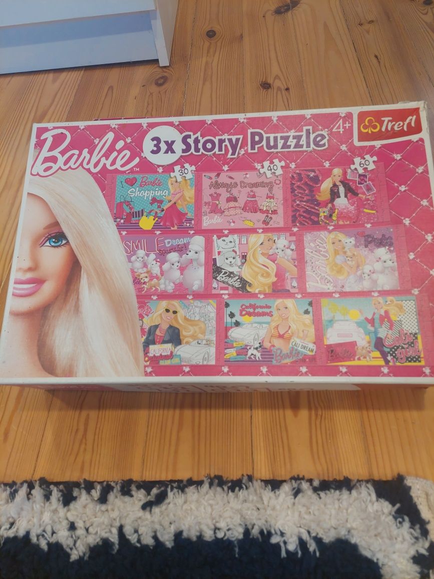 Puzle Barbie 3x Story Puzzle duze opakowanie