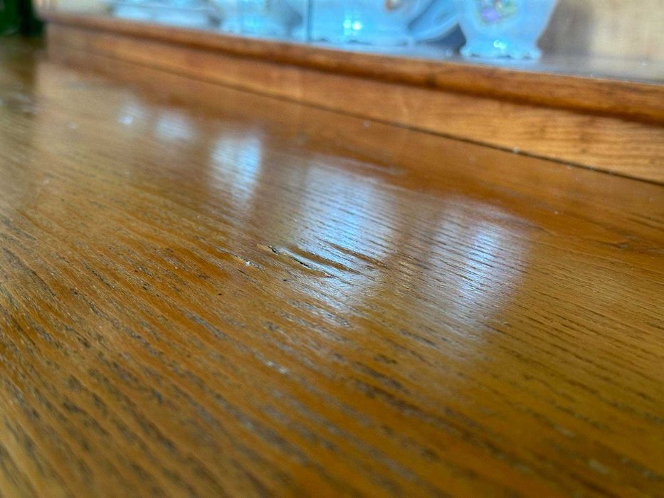 Kredens drewniany, meble holenderskie, vintage,  szafka, witryna