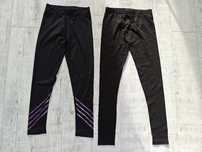 Czarne getry legginsy sportowe na wf 146/152 cm