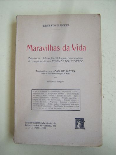 Maravilhas da Vida de Ernesto Haeckel