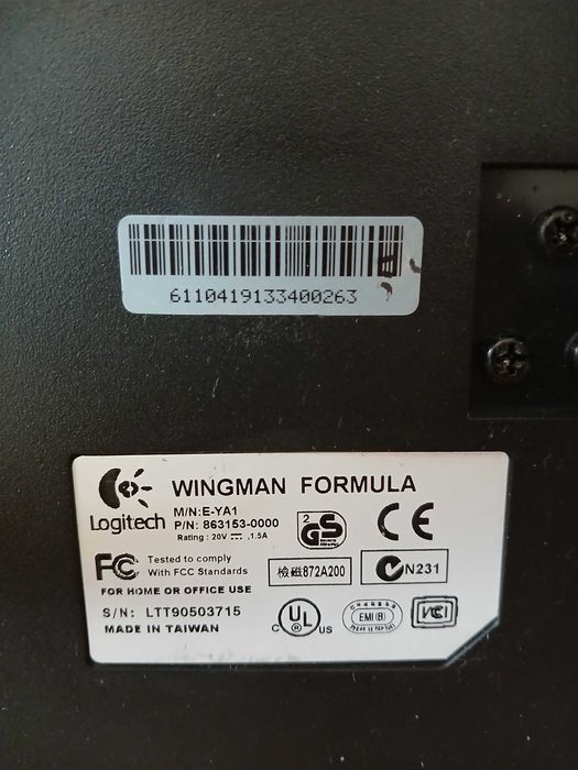 Volante Logitech WingMan Formula