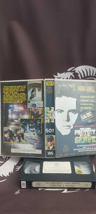 Kaseta VHS To Protect and Serve C. Thomas Howell Lion kryminał PL