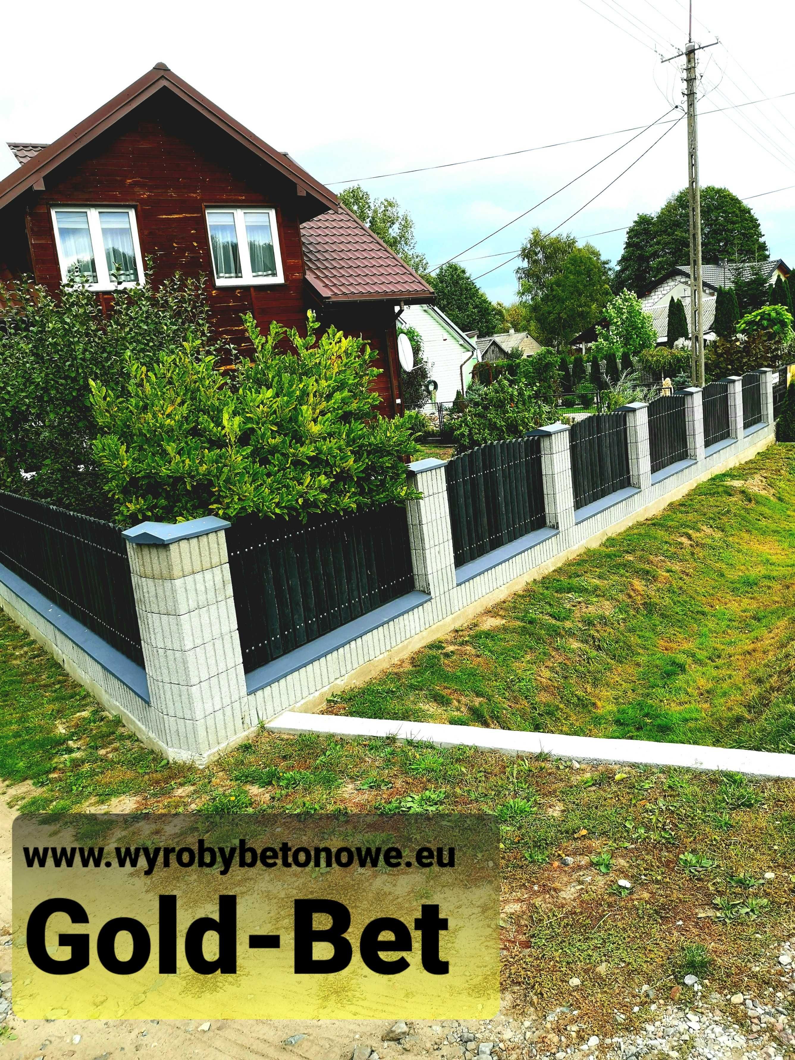 Gazony betonowe 40x28x20h. donice ogrodowe doniczki ogrodzenia pustaki