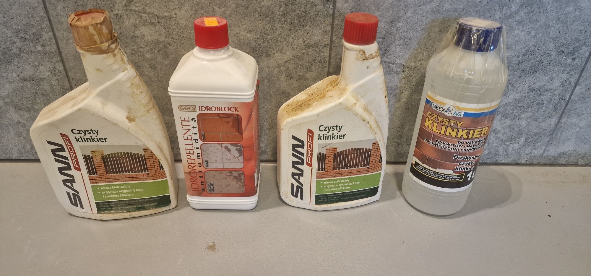 Impregnaty do klinkieru łącznie ok 3l 300ml