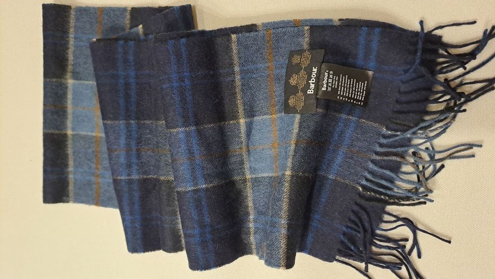 Чоловічий шарф BARBOUR у складі кашемір/вовна