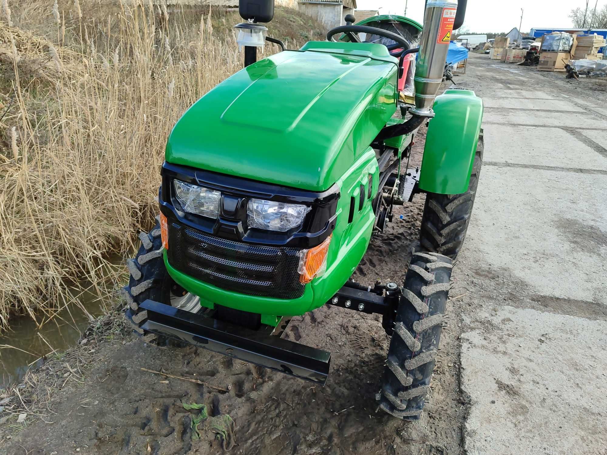 Трактор Кентавр 200В усиленная рама + фреза и плуг