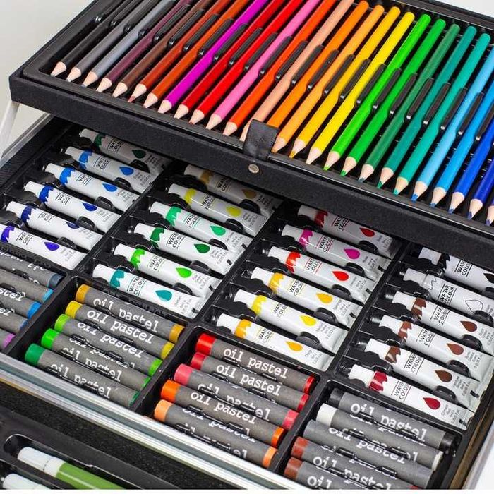 Zestaw malarski dla dzieci artystyczny zestaw plastyczny walizka 145