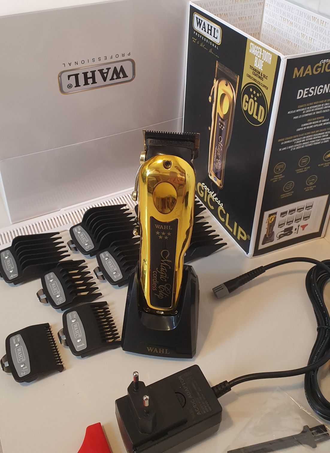 Wahl Magic Clip Gold Cordless машинка для стрижки на аккумуляторе лити