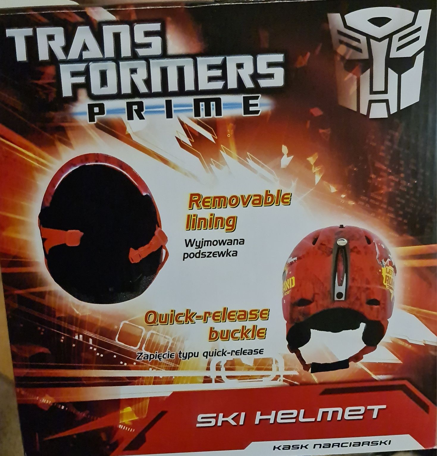 Kask narciarski Transformers