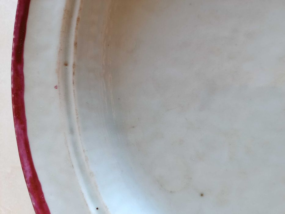 Travessa em porcelana Chinesa Séc XVIII 34 cm