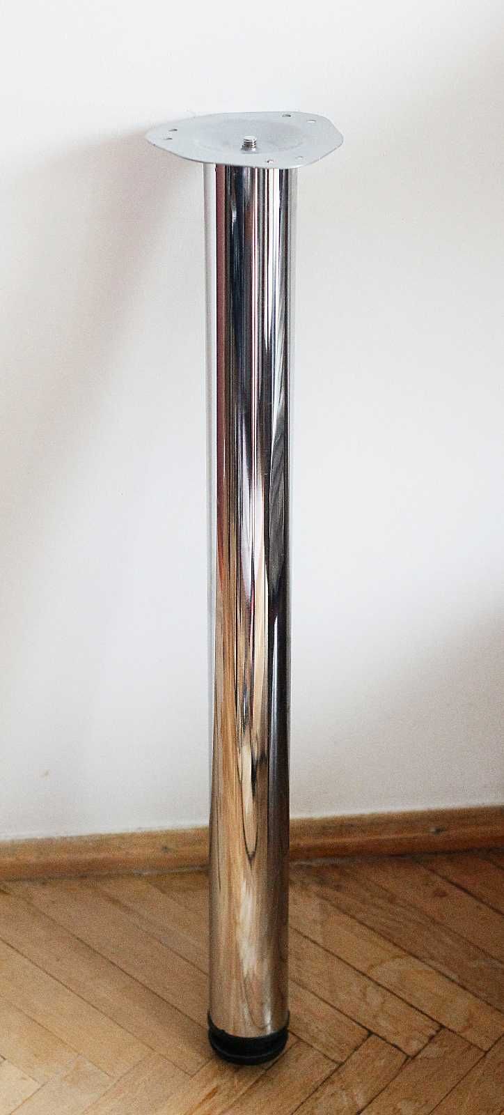 Metalowa nogaL=70cm fi6cm-cena za 1szt.kolor chromowany,posiadam10szt