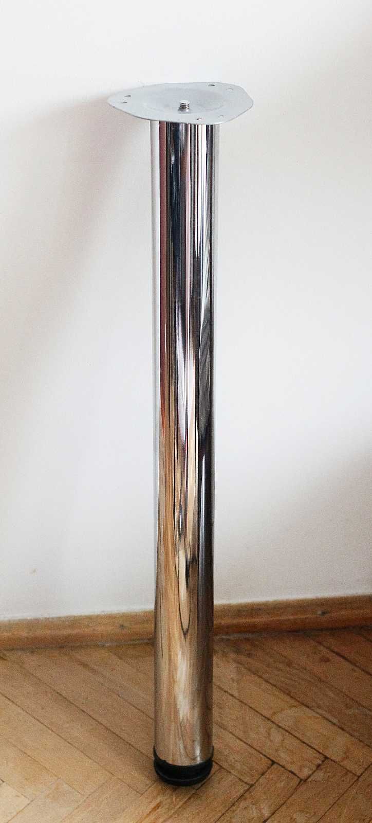 Metalowa nogaL=70cm fi6cm-cena za 1szt.kolor chromowany,posiadam 2szt
